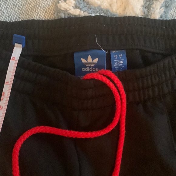 ADIDAS JOGGERS ATHLETIC TRACK PANTS BLACK - Picture 1 of 10